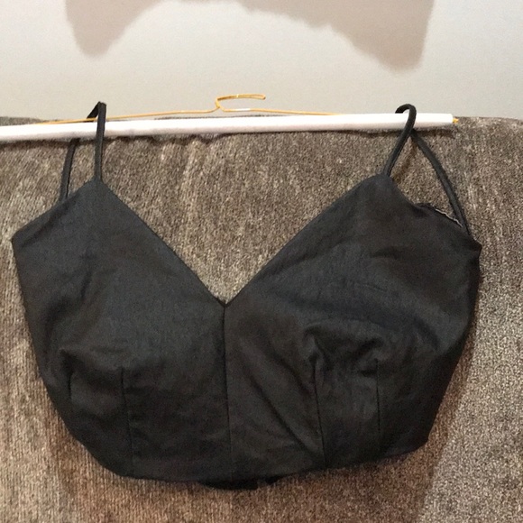 Akira chicago Black crop top. Size small - Picture 1 of 2